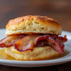 Bacon biscuit