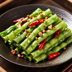 Stir-Fried String Beans W. Minced Pork
