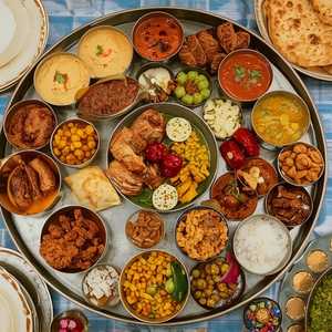 Rose Thali For Two