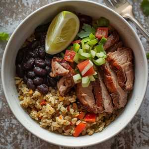R&B Bowl with Cuban Roasted Pork