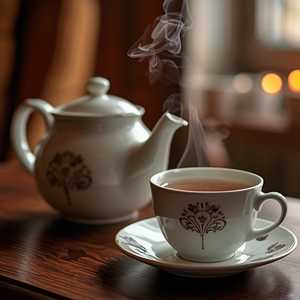 tea (single pot) - caffeinated