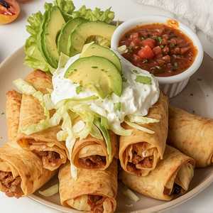 Crunchy Potato & Chorizo Taquitos