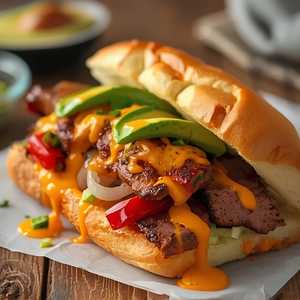 South Texas Fire Po'Boy