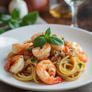 Lobster & Shrimp Linguini