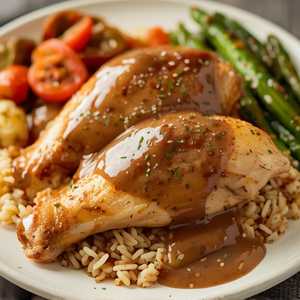 Baked or BBQ Baked Chicken Dinner