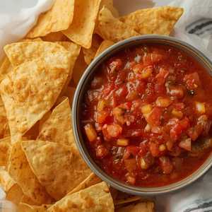 Chips & Salsa Roja