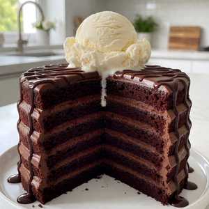 Nine Layer Chocolate Cake