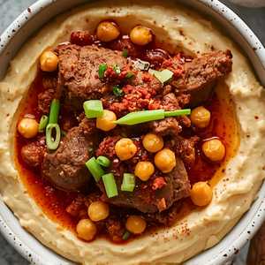 Lamb Ragu Hummus
