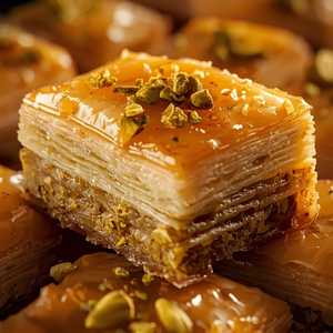Pistachio-Walnut Baklava Tray
