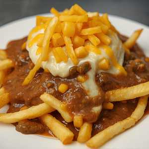 “POUTINE” SMOTHERED FRIES