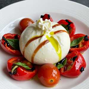 Burrata Con Basilico
