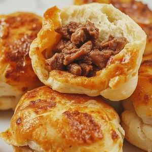 Shanghai Grilled Beef Buns (8pcs)