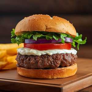 Moroccan Spiced Lamb Burger