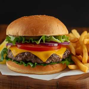 Broiled Deluxe Burger