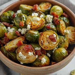 bacon & bleu cheese brussels sprouts