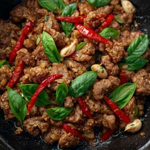 Pad Krapow With Beef