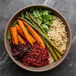 Roasted Vegetable Grain Bowl