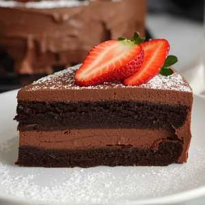 Triple Fudge Torte