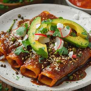 Mole Enchiladas