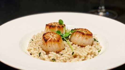 Pan Seared Georges Bank Sea Scallops, Me