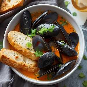 Thai Coconut Mussels
