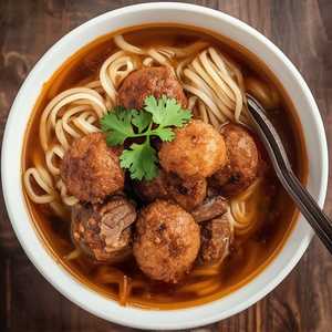 Beef Tendon Ball Noodle Soup