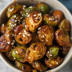 Sticky Fried Brussels