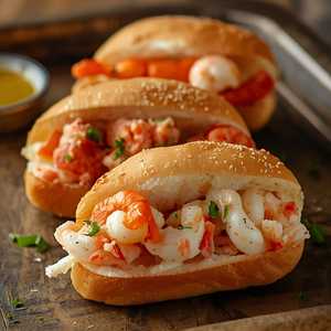 Seafood Roll Flight
