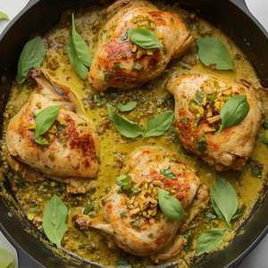 Curried Lemongrass Quail