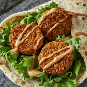 Falafel Sandwich + 1 Side (Vegan)