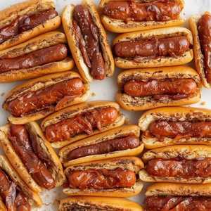 Leon's Maxwell Street Polish Hot Dog