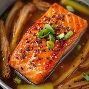 Seared & Roasted King Salmon