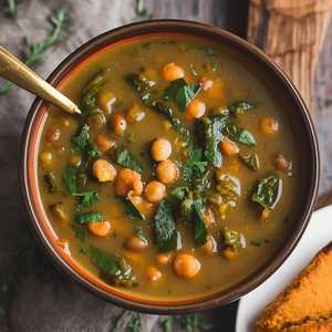 Black Eye Pea & Collard Green Soup