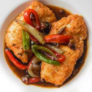 CÁ MIẾNG XÀO TÀU XÌ / Fish Fillet In Black Bean Sauce