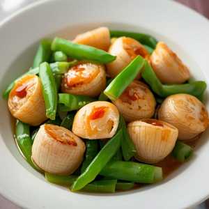Gui Hua Bang With Snow Pea And Celery 荷芹桂花蚌