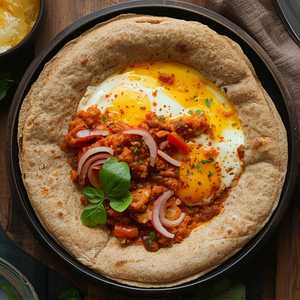Egg Bhurji Paratha