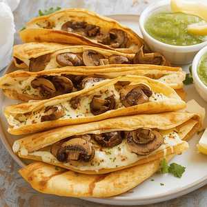 Mushroom Quesadillas