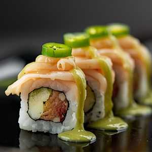 Hamachi Salsa Roll