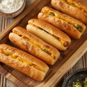SCQ Cheddar Jalapeño Hot Links Tray