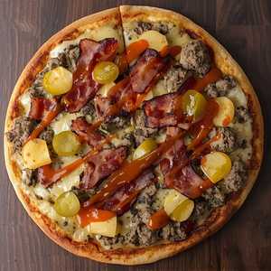 Cheeseburger Pizza