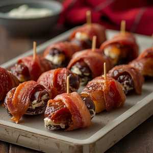 Bacon Wrapped Dates