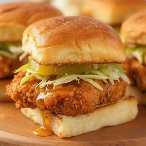 Hot Honey Chicken Sliders