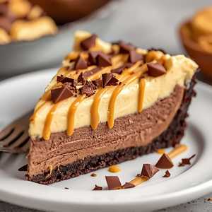 Chocolate Peanut Butter Cream Pie