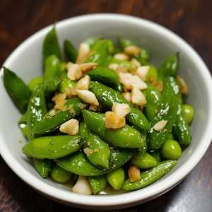 Garlic Edamame