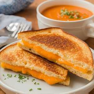 Grilled Cheese Sandwich & Roasted Tomato Bisque
