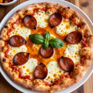 Pizza con Chorizo