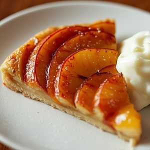 Caramelized apple tarte tatin