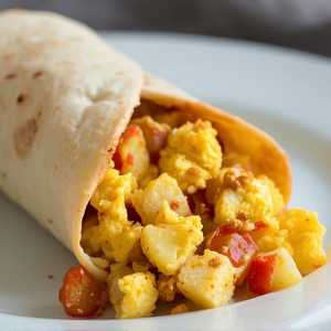 Egg & Papas (Potato) Burrito