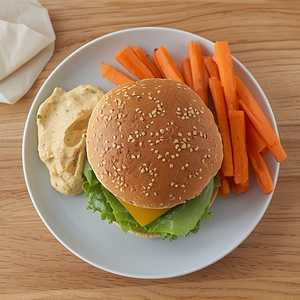 Kids Grass-Fed Cheeseburger*