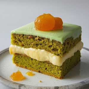 Cardamom Pistachio Sponge